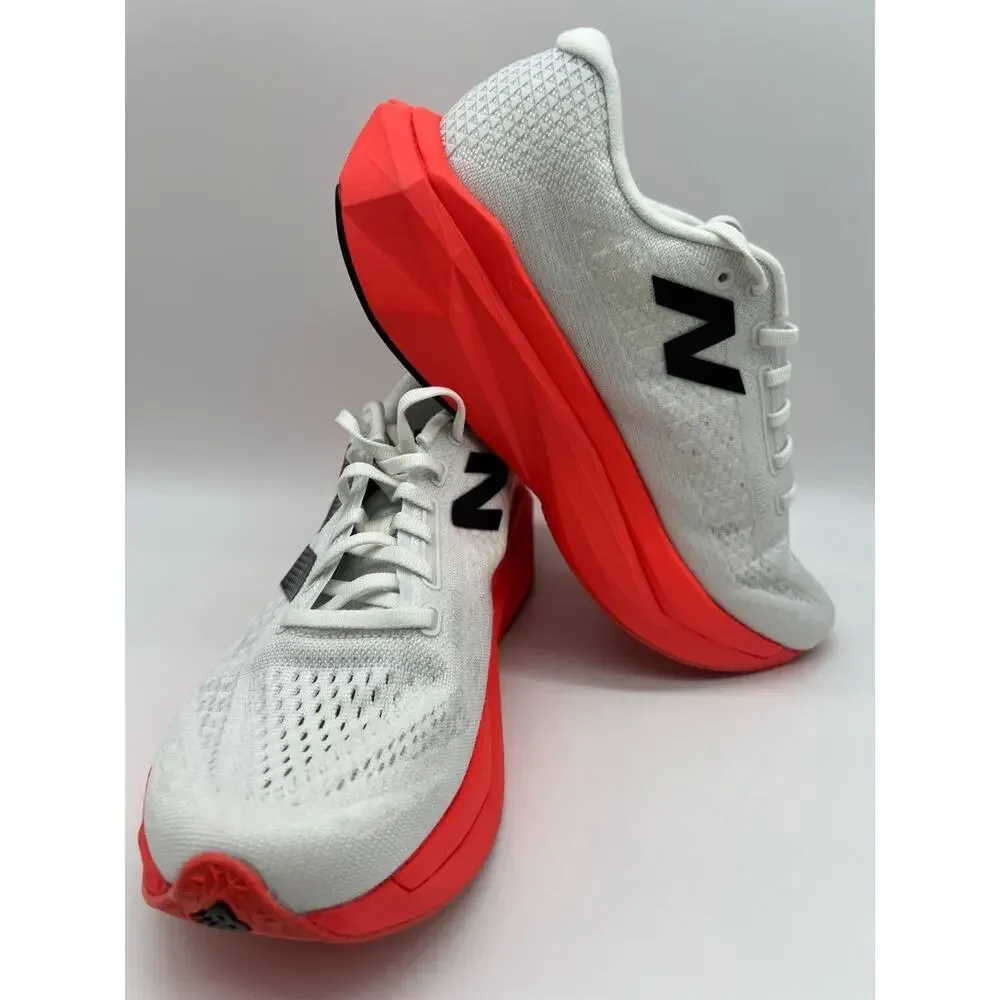 New Balance FuelCell SuperComp Trainer v3 Urgent Red Sea Salt Black Men 10.5..